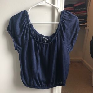 Off the Shoulder Crop Top